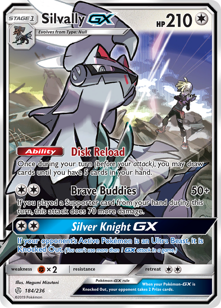 Silvally GX (184/236) [Sun & Moon: Cosmic Eclipse] Pokémon