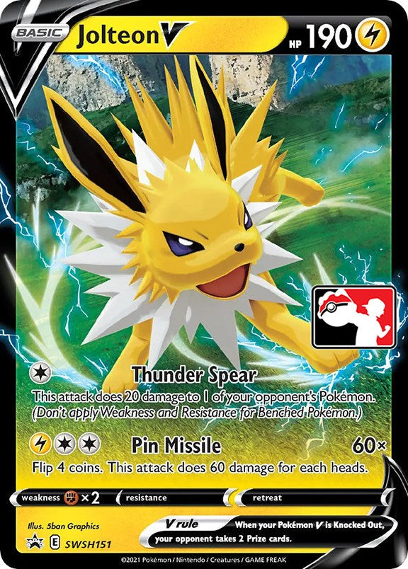 Jolteon V (SWSH151) [Prize Pack Series One] Pokémon