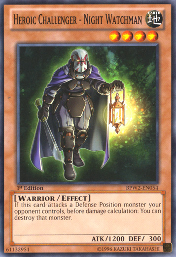 Heroic Challenger - Night Watchman [BPW2-EN054] Common Yu-Gi-Oh!