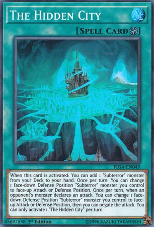 The Hidden City [FIGA-EN049] Super Rare Yu-Gi-Oh!