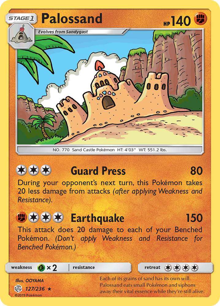 Palossand (127/236) [Sun & Moon: Cosmic Eclipse] Pokémon
