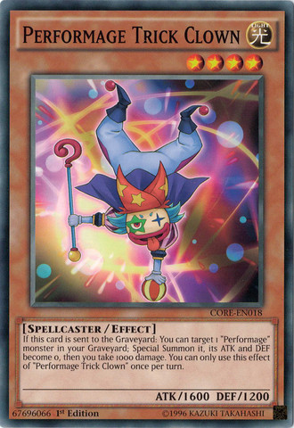 Performage Trick Clown [CORE-EN018] Common Yu-Gi-Oh!