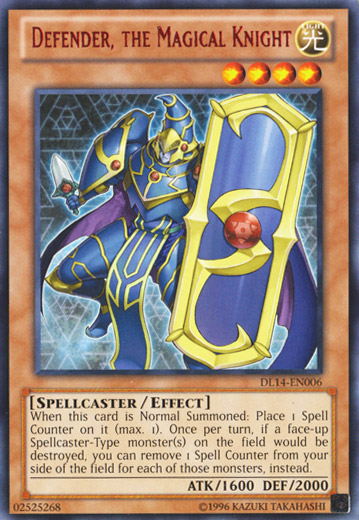 Defender, the Magical Knight (Red) [DL14-EN006] Rare Yu-Gi-Oh!