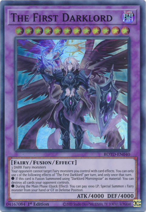 The First Darklord [ROTD-EN040] Super Rare Yu-Gi-Oh!