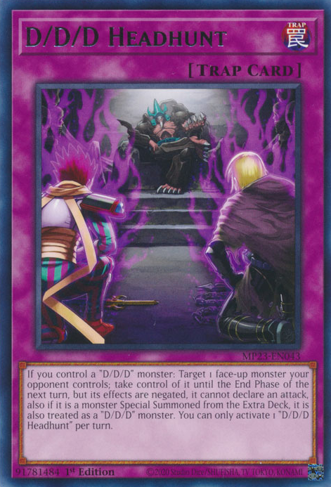 D/D/D Headhunt [MP23-EN043] Rare Yu-Gi-Oh!