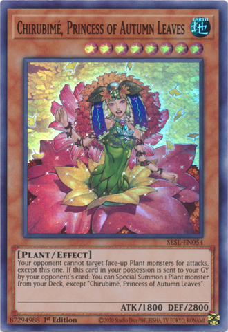 Chirubime, Princess of Autumn Leaves [SESL-EN054] Super Rare