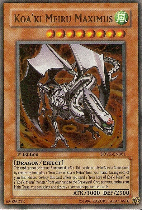 Koa'ki Meiru Maximus [SOVR-EN081] Ultra Rare Yu-Gi-Oh!