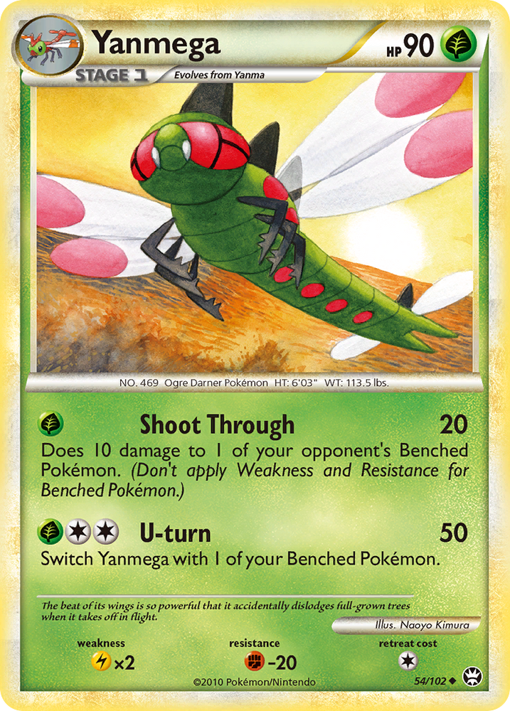 Yanmega (54/102) [HeartGold & SoulSilver: Triumphant] Pokémon