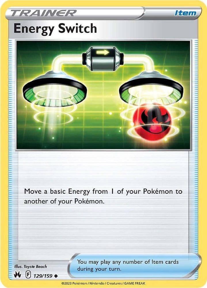 Energy Switch (129/159) [Sword & Shield: Crown Zenith] - Pokemon Cards For Your TCG Needs! Pokémon