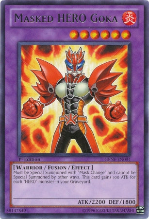 Masked Hero Goka [GENF-EN094] Rare Yu-Gi-Oh!