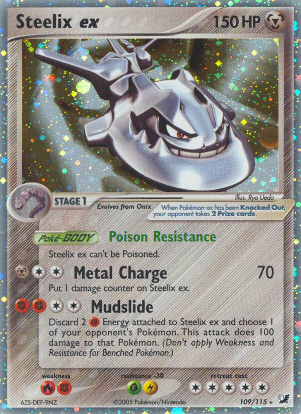 Steelix ex (109/115) [EX: Unseen Forces] Pokémon