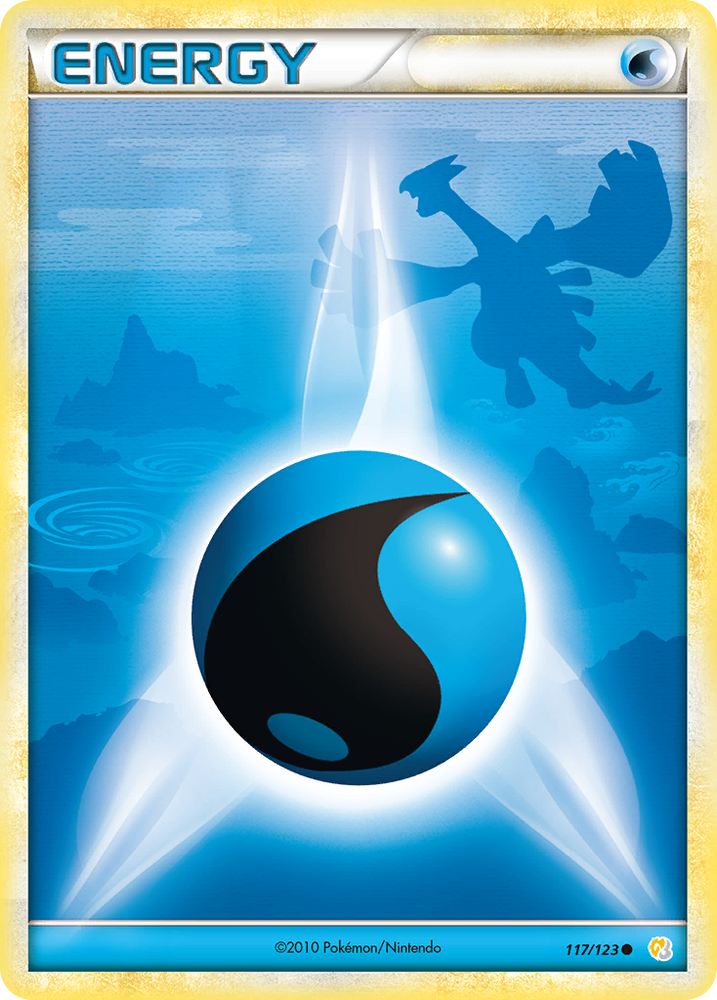 Water Energy (117/123) [HeartGold & SoulSilver: Base Set] Pokémon