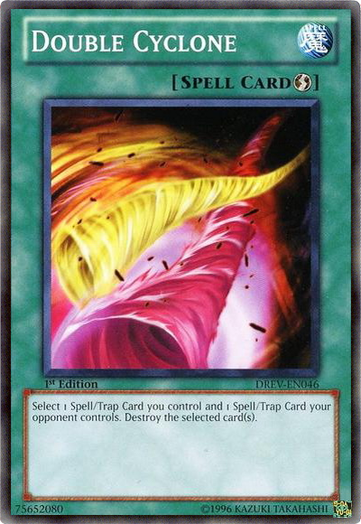 Double Cyclone [DREV-EN046] Common Yu-Gi-Oh!