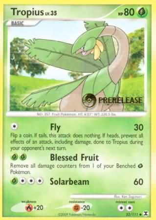 Tropius (52/111) (Prerelease Promo) [Nintendo: Black Star Promos] Pokémon