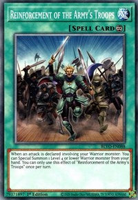 Reinforcement of the Army's Troops [BLVO-EN088] Common Yu-Gi-Oh!