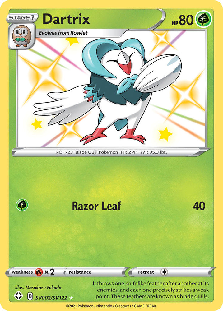 Dartrix (SV002/SV122) [Sword & Shield: Shining Fates] Pokémon