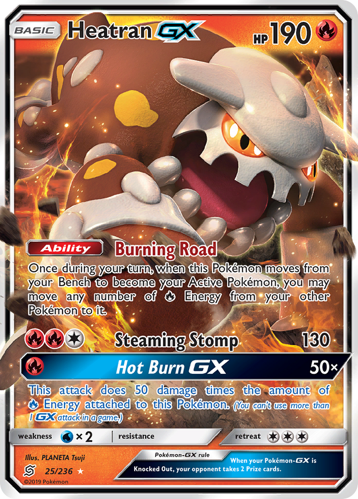 Heatran GX (25/236) [Sun & Moon: Unified Minds] Pokémon