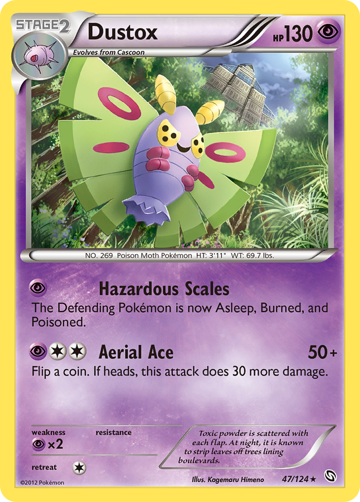 Dustox (47/124) [Black & White: Dragons Exalted] Pokémon