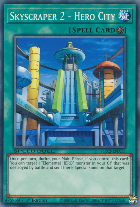 Skyscraper 2 - Hero City [SGX2-ENA15] Common Yu-Gi-Oh!