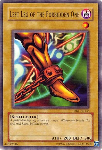 Left Leg of the Forbidden One [DB1-EN136] Common Yu-Gi-Oh!