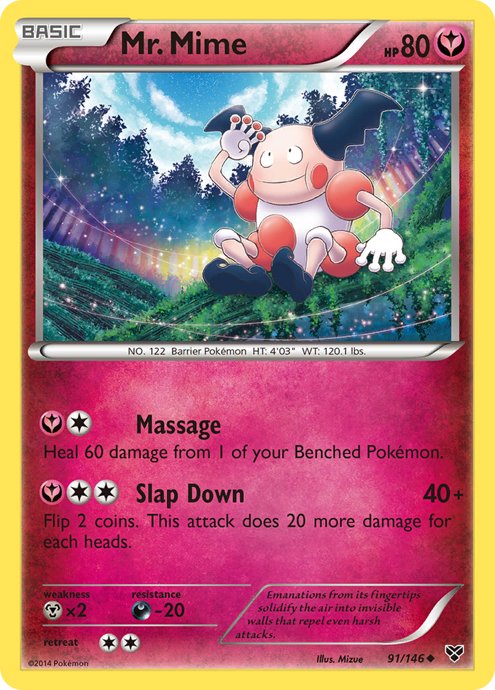 Mr. Mime (91/146) [XY: Base Set] Pokémon