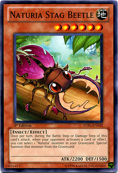 Naturia Stag Beetle [STBL-EN032] Common Yu-Gi-Oh!