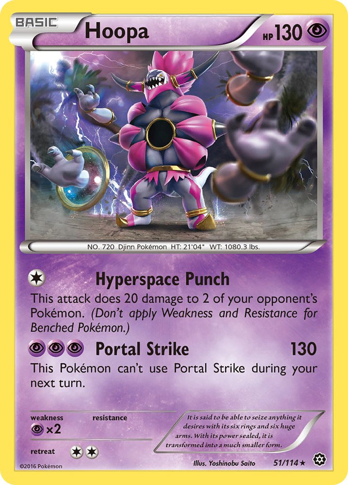 Hoopa (51/114) (Theme Deck Exclusive) [XY: Steam Siege] Pokémon