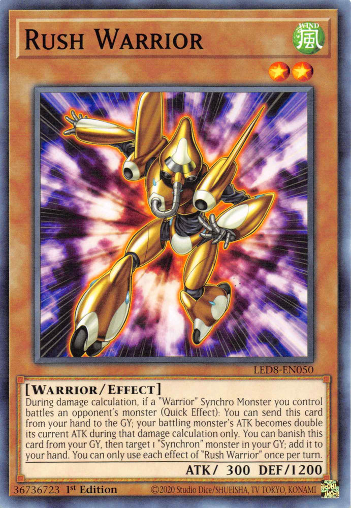 Rush Warrior [LED8-EN050] Common Yu-Gi-Oh!