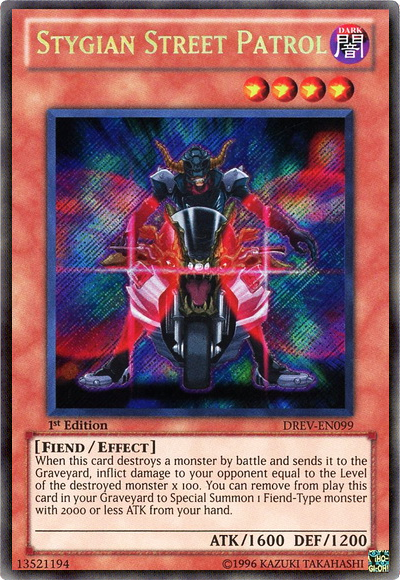 Stygian Street Patrol [DREV-EN099] Secret Rare Yu-Gi-Oh!
