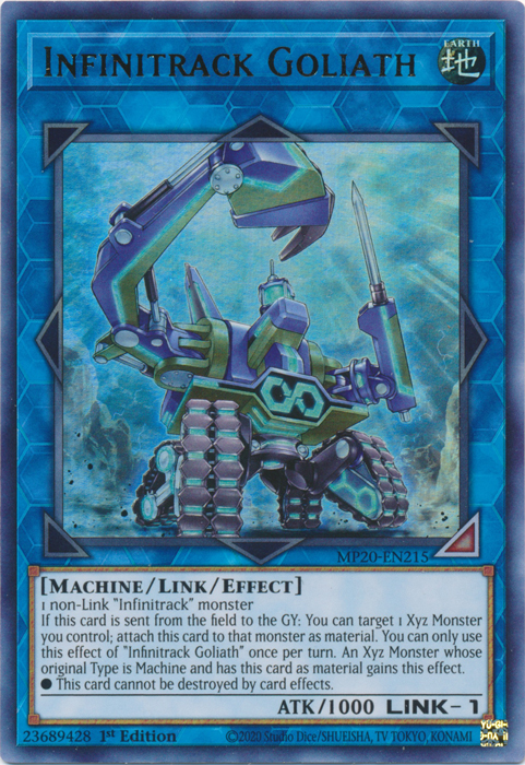 Infinitrack Goliath [MP20-EN215] Ultra Rare Yu-Gi-Oh!