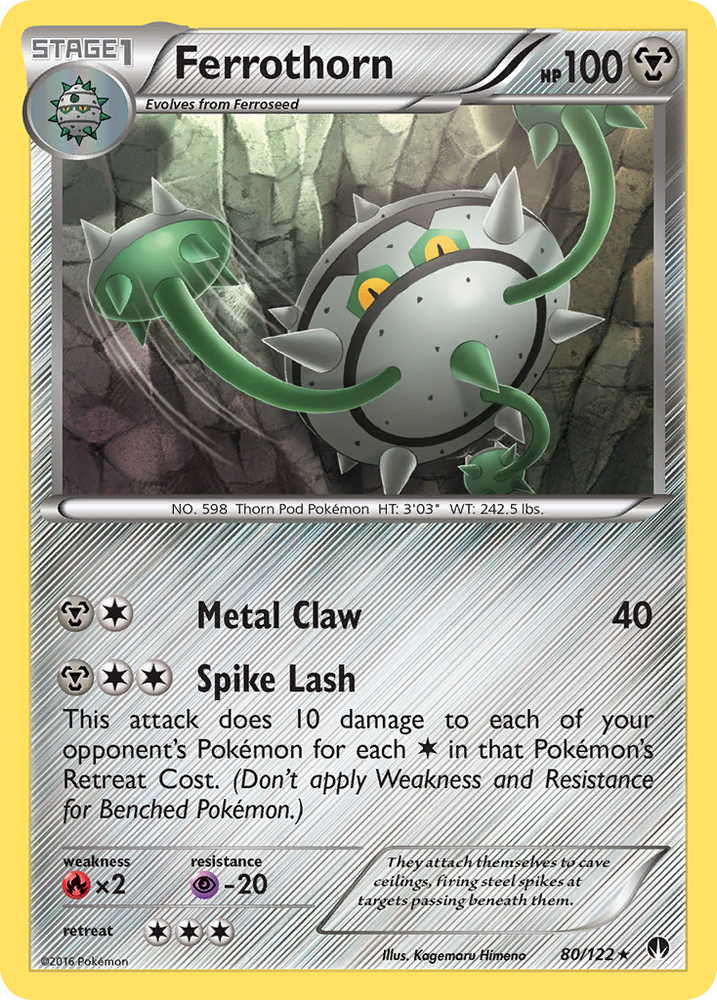 Ferrothorn (80/122) [XY: BREAKpoint] Pokémon