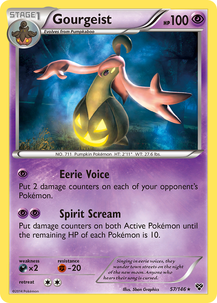 Gourgeist (57/146) [XY: Base Set] Pokémon