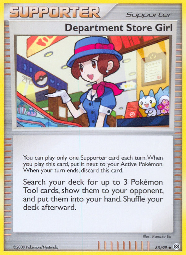Department Store Girl (85/99) [Platinum: Arceus] Pokémon