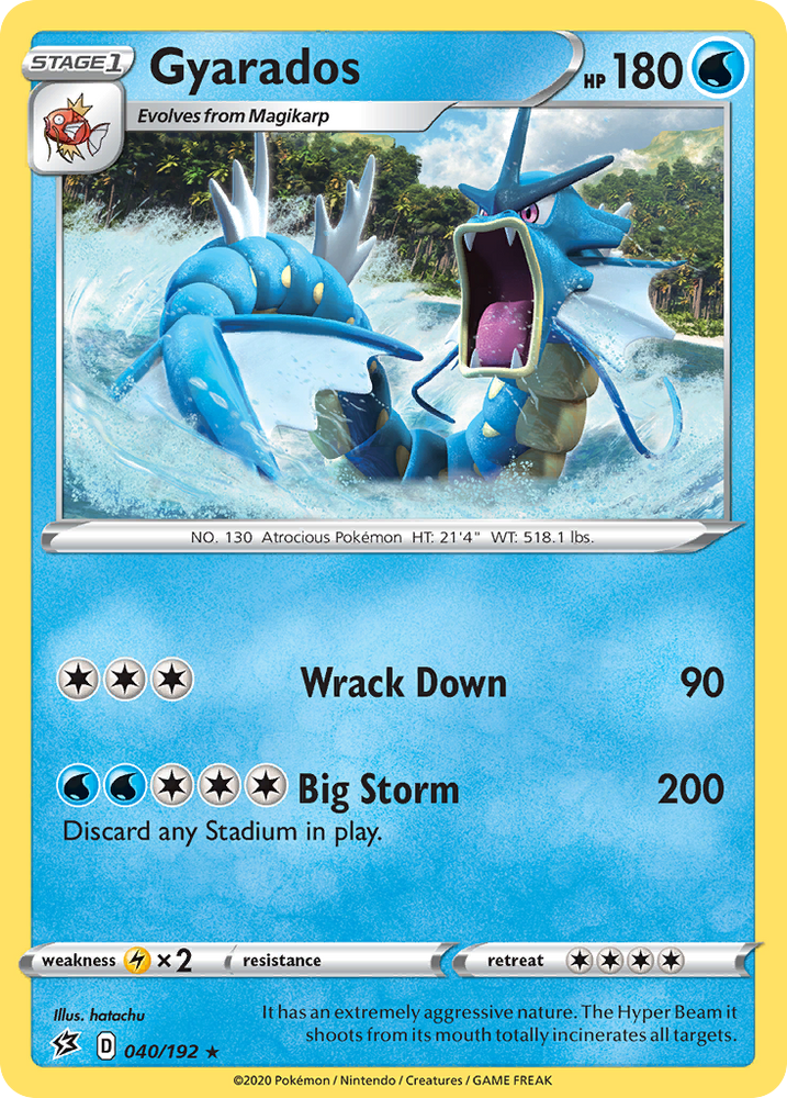 Gyarados (040/192) [Sword & Shield: Rebel Clash] Pokémon