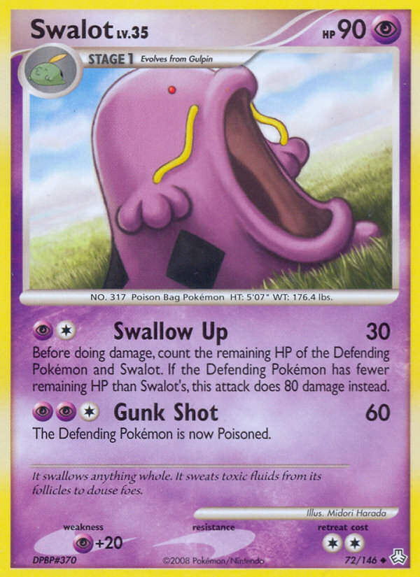 Swalot (72/146) [Diamond & Pearl: Legends Awakened] Pokémon