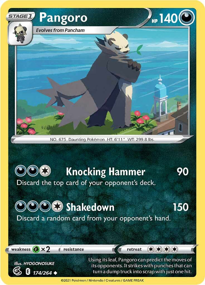 Pangoro (174/264) [Sword & Shield: Fusion Strike] Pokémon