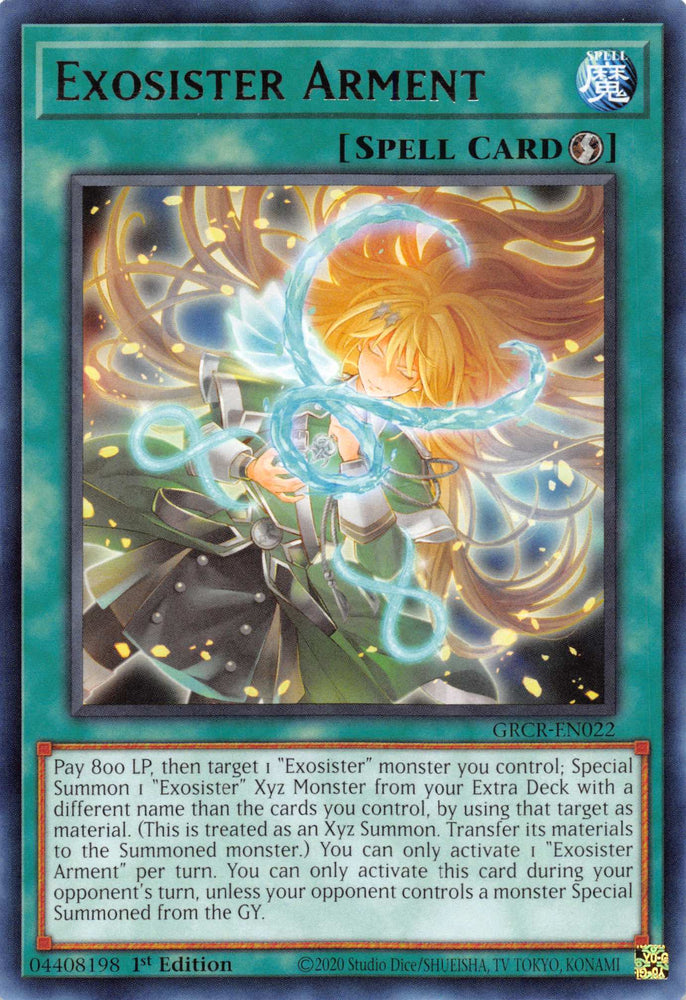 Exosister Arment [GRCR-EN022] Rare Yu-Gi-Oh!