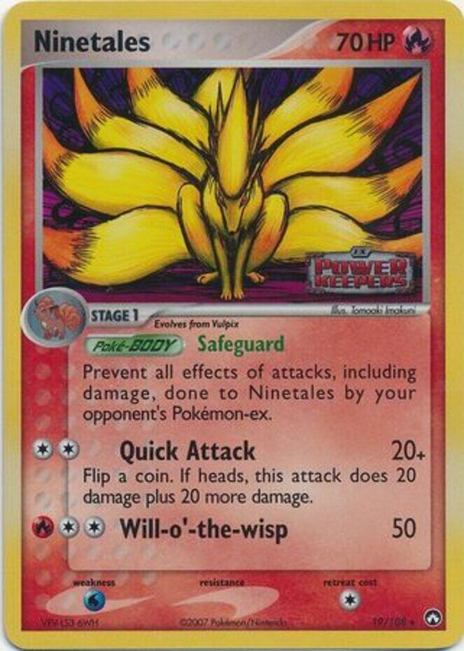 Ninetales (19/108) (Stamped) [EX: Power Keepers] Pokémon