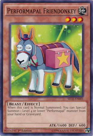 Performapal Friendonkey [SECE-EN003] Common Yu-Gi-Oh!