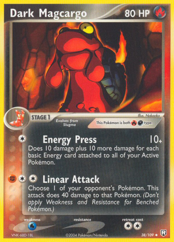 Dark Magcargo (38/109) [EX: Team Rocket Returns] Pokémon