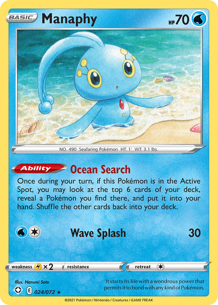 Manaphy (024/072) [Sword & Shield: Shining Fates] Pokémon
