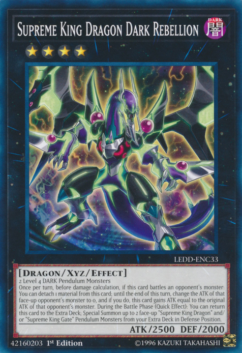 Supreme King Dragon Dark Rebellion [LEDD-ENC33] Common Yu-Gi-Oh!