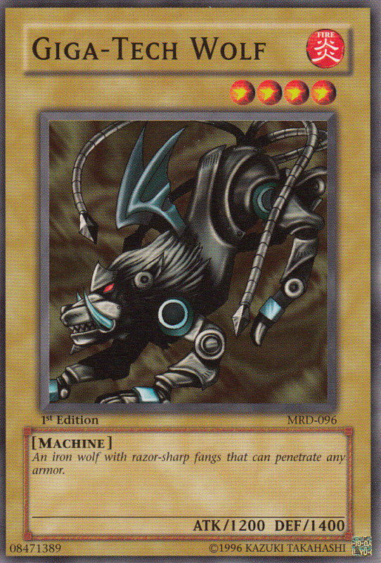 Giga-Tech Wolf [MRD-096] Common Yu-Gi-Oh!