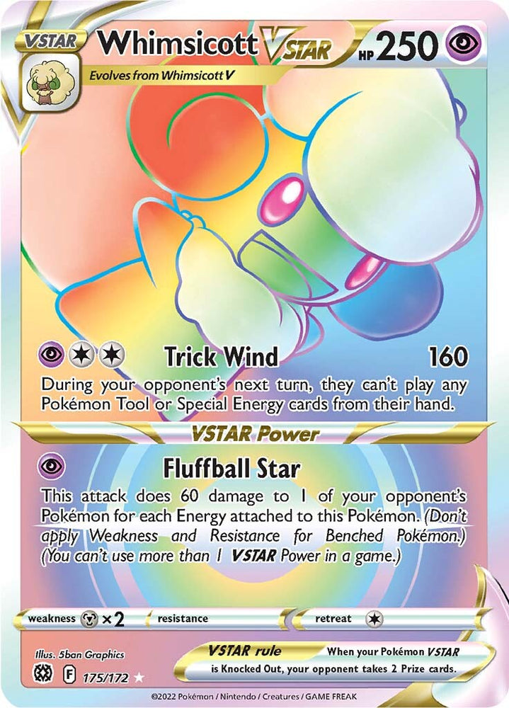 Whimsicott VSTAR (175/172) [Sword & Shield: Brilliant Stars] Pokémon