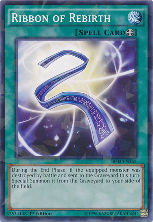 Ribbon of Rebirth [BP03-EN153] Shatterfoil Rare Yu-Gi-Oh!