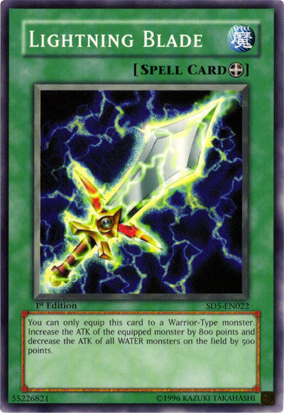 Lightning Blade [SD5-EN022] Common Yu-Gi-Oh!