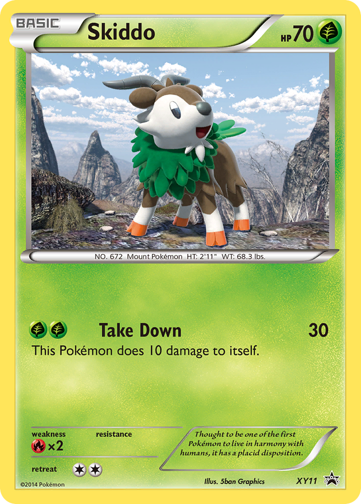 Skiddo (XY11) [XY: Black Star Promos] Pokémon