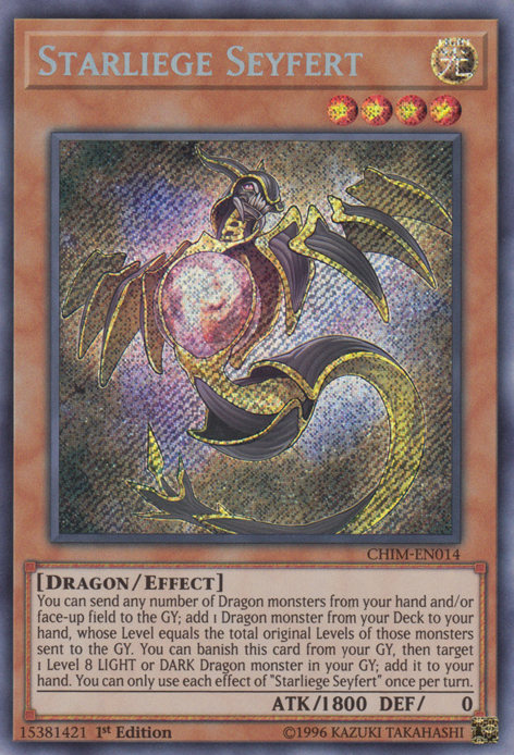 Starliege Seyfert [CHIM-EN014] Secret Rare Yu-Gi-Oh!
