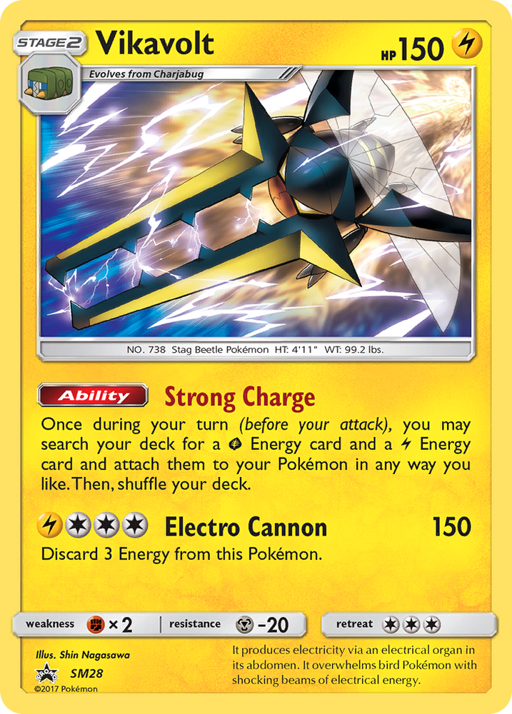 Vikavolt (SM28) [Sun & Moon: Black Star Promos] Pokémon