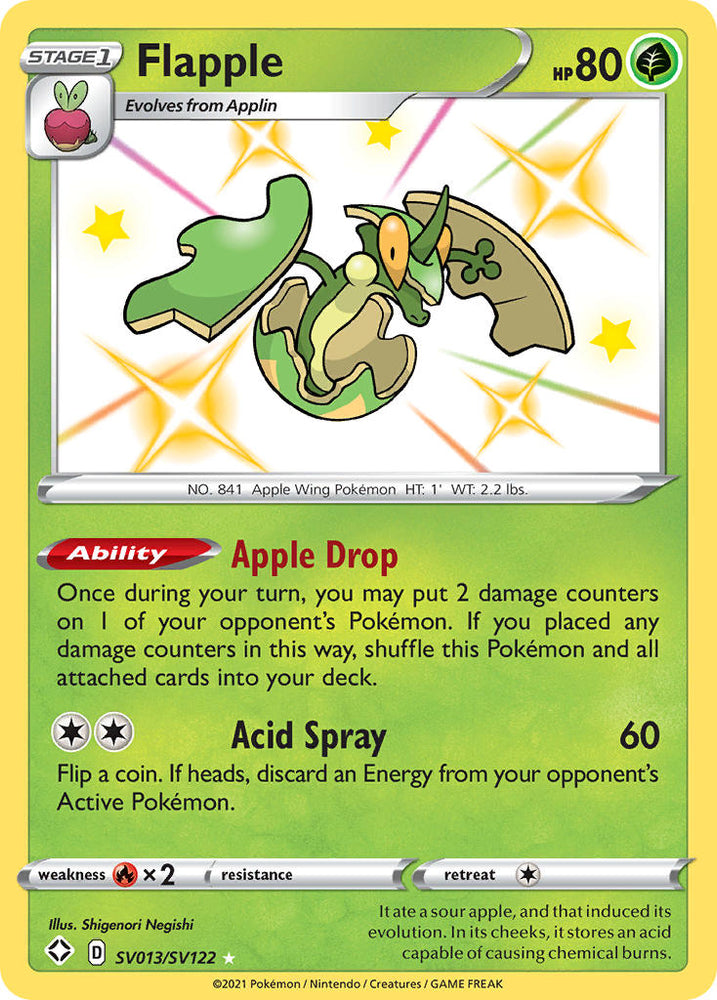 Flapple (SV013/SV122) [Sword & Shield: Shining Fates] Pokémon